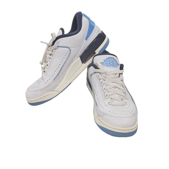 Air Jordan 2 Low UNC White Blue FD0383-144 Men’s Size 8.5 Nike main image 4